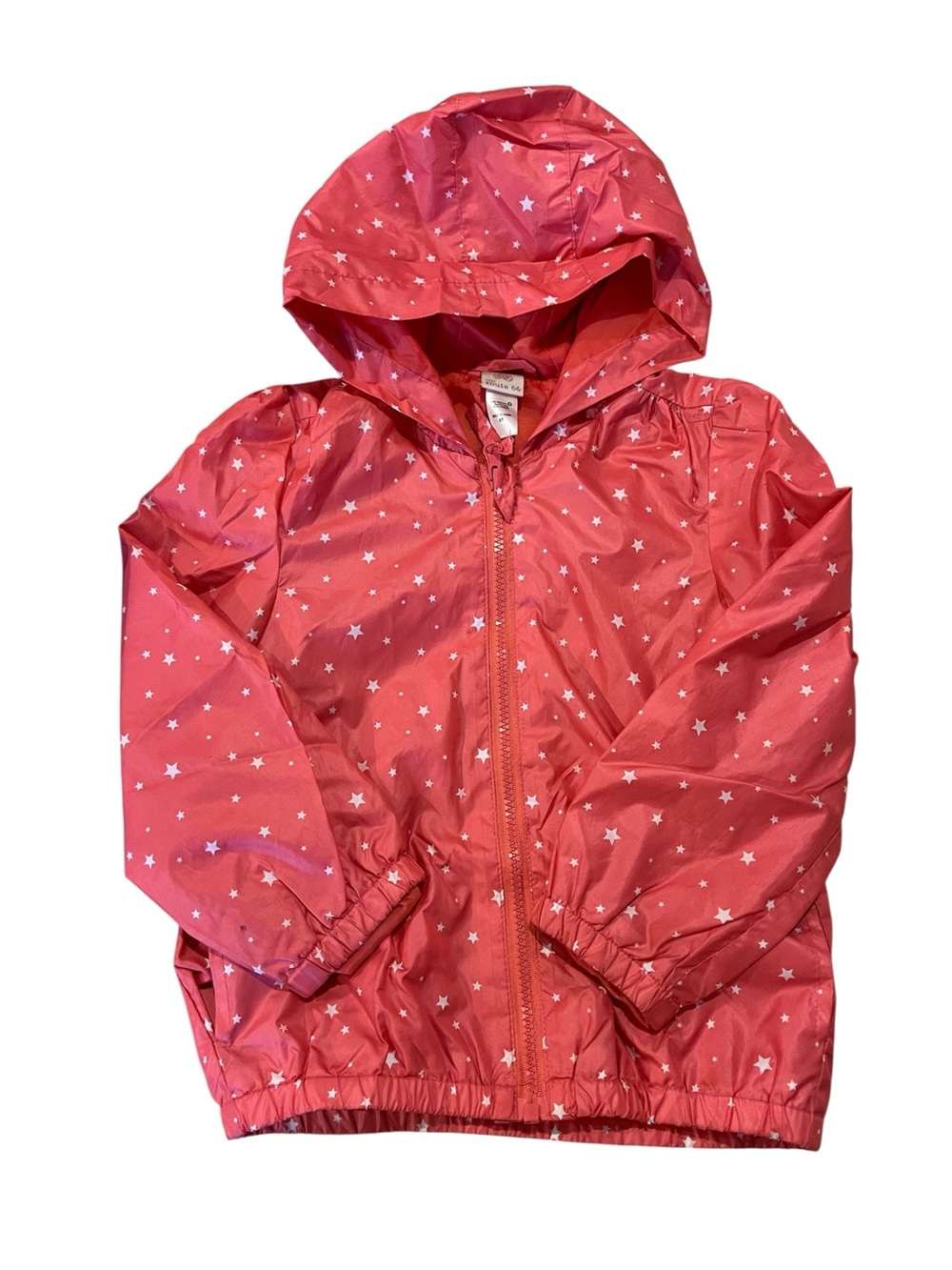 JUST LISTED! EUC Route 66 Girls' Star Hooded Jacket - Coral Pink